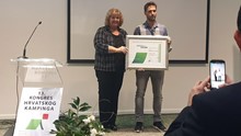 I campeggi della Jadranka kampovi d.o.o. sono stati premiati anche al congresso KUH 2019.