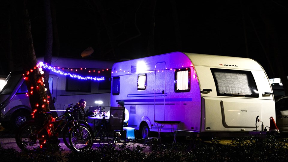 Silvester auf dem Campingplatz Čikat